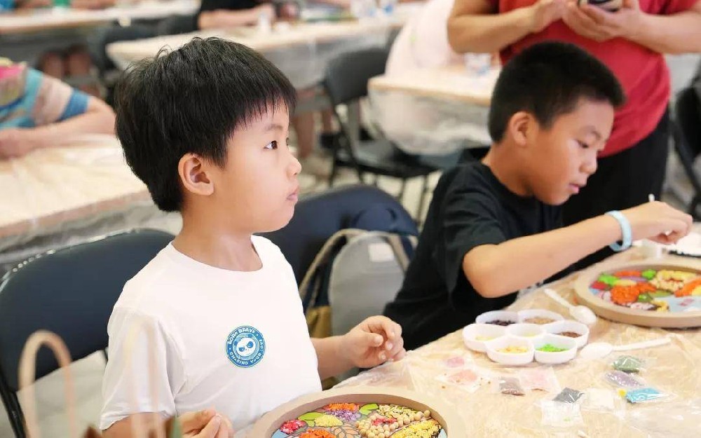 知五谷，賀立秋|觀音堂社區(qū)五谷雜糧畫活動