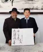 導(dǎo)演制片人演員，魯歧先生蒞臨崇德堂參觀指導(dǎo)